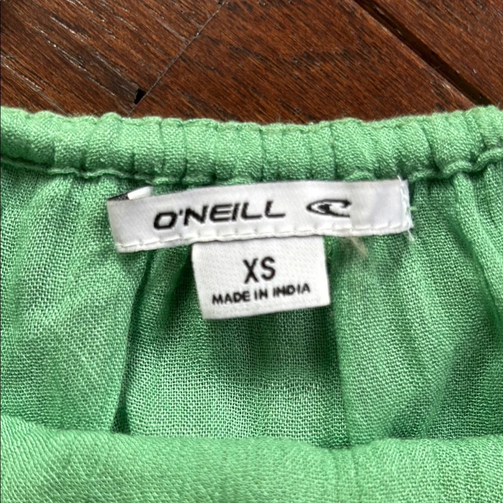 O'Neill Green Gauzy Swim Coverup - Picture 6 of 10